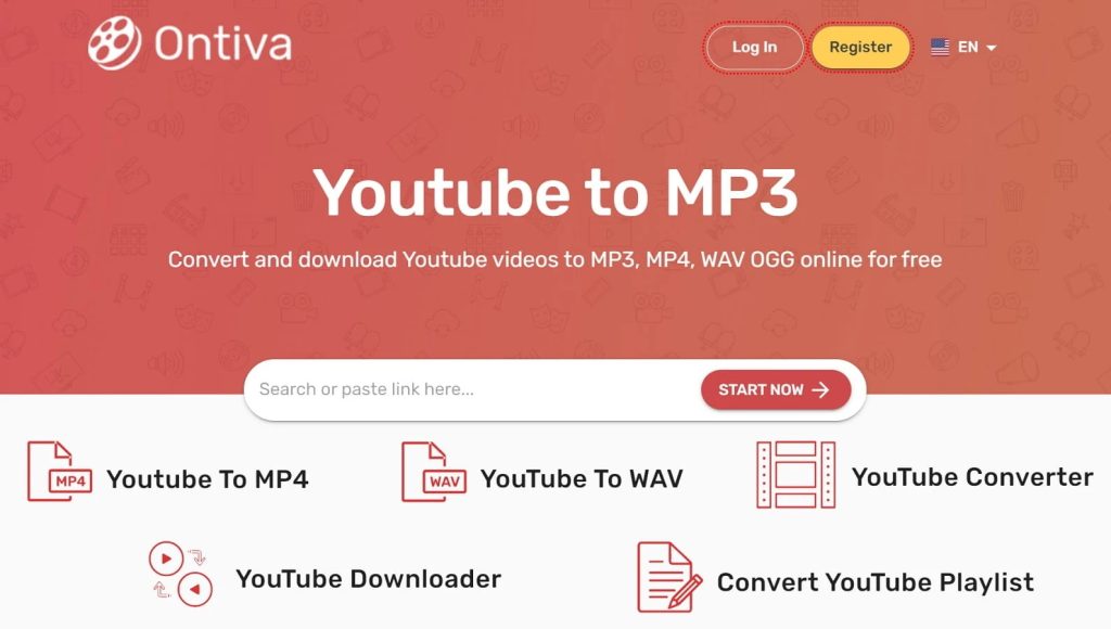 Ontiva est une bonne solution en ligne pour convertir n'importe quelle vidéo YouTube en un format audio et prend en charge la conversion vers différents formats.