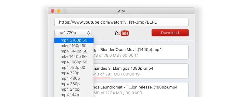 YouTube live stream downloader