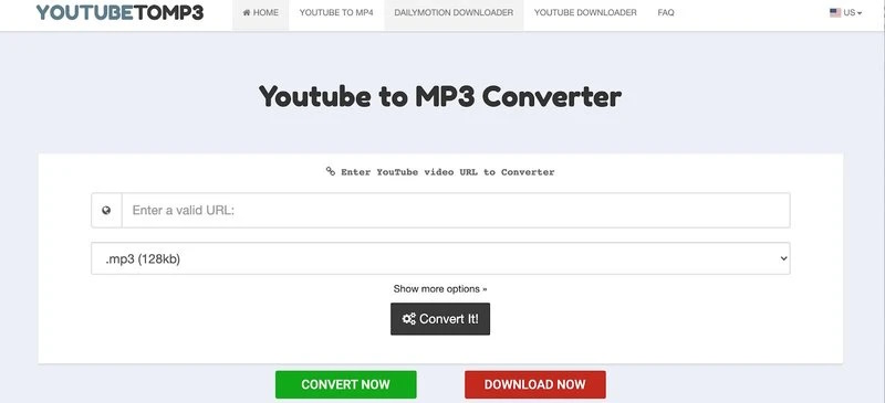 Convertisseur en ligne de playlist YouTube en MP3