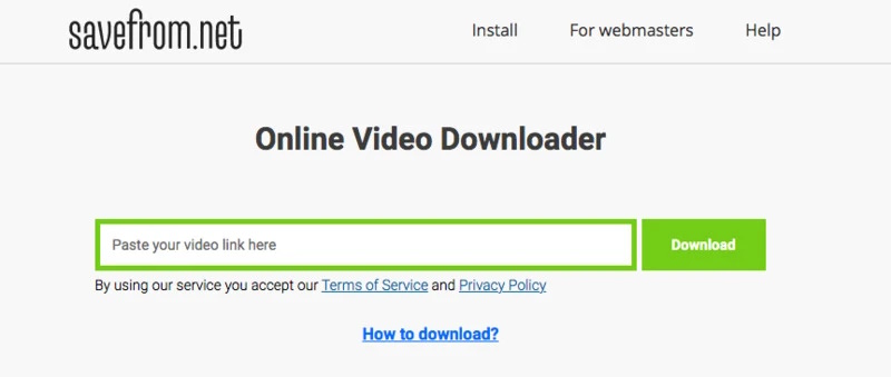 Downloader ou downloader online do YouTube